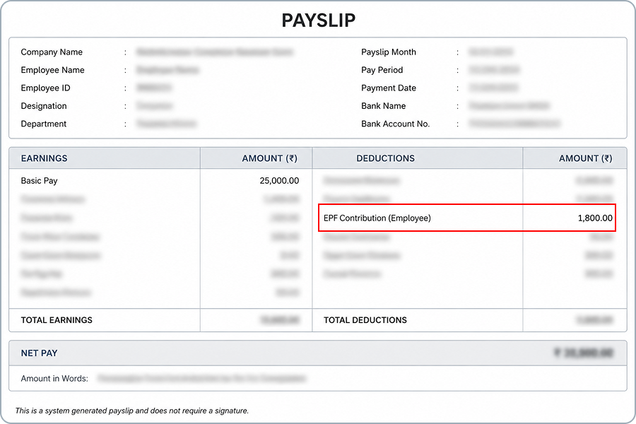 epf slip